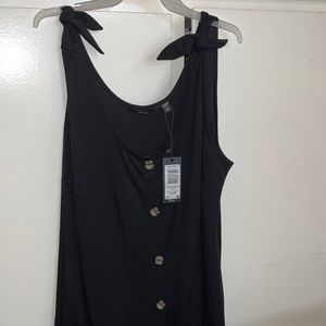 Black button down Maxi dress. Plus size 0X